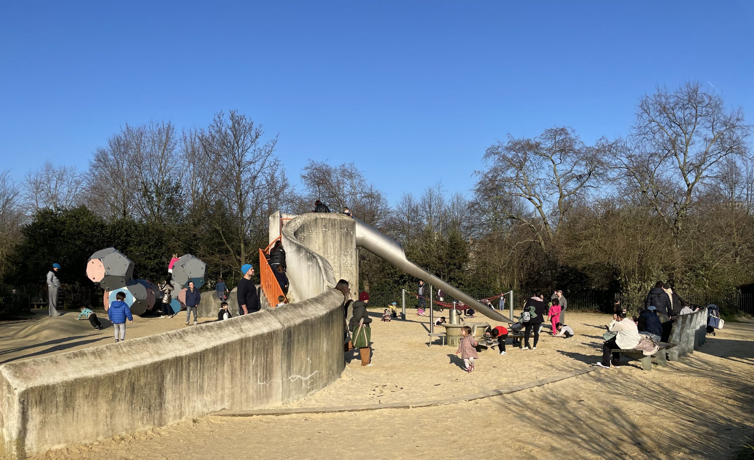 Marylebone Green Playground In Regent Park In Westminster London