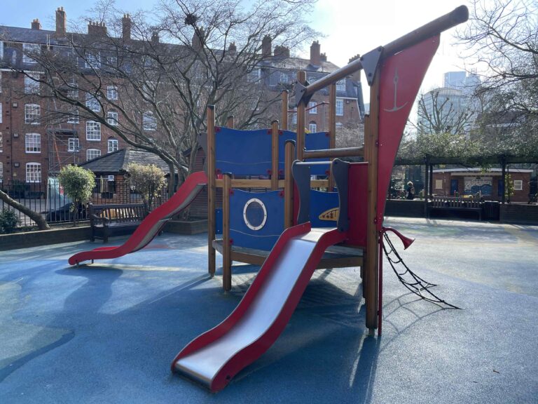 causation street playground in Westminster London