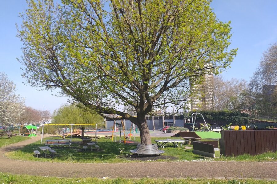 Mile End Children’s Play Park & Pavilion, Mile End, London