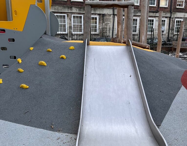 Alf Barrett Playground In Bloomsbury, London