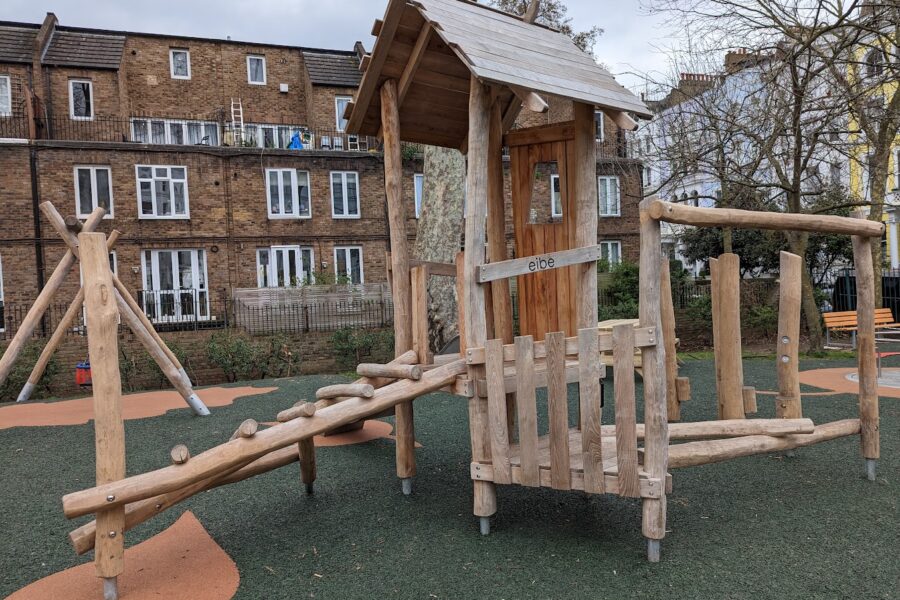 Powis Square Playground In Kensington, London