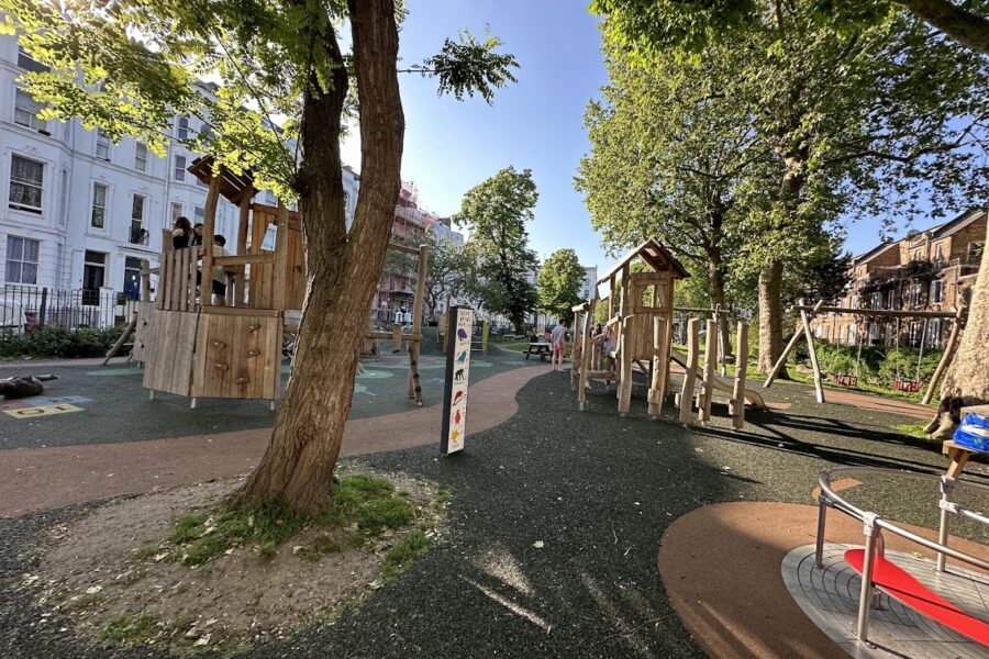 Powis Square Playground In Kensington, London