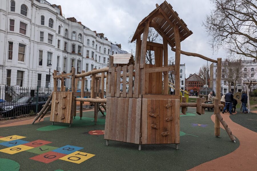 Powis Square Playground In Kensington, London
