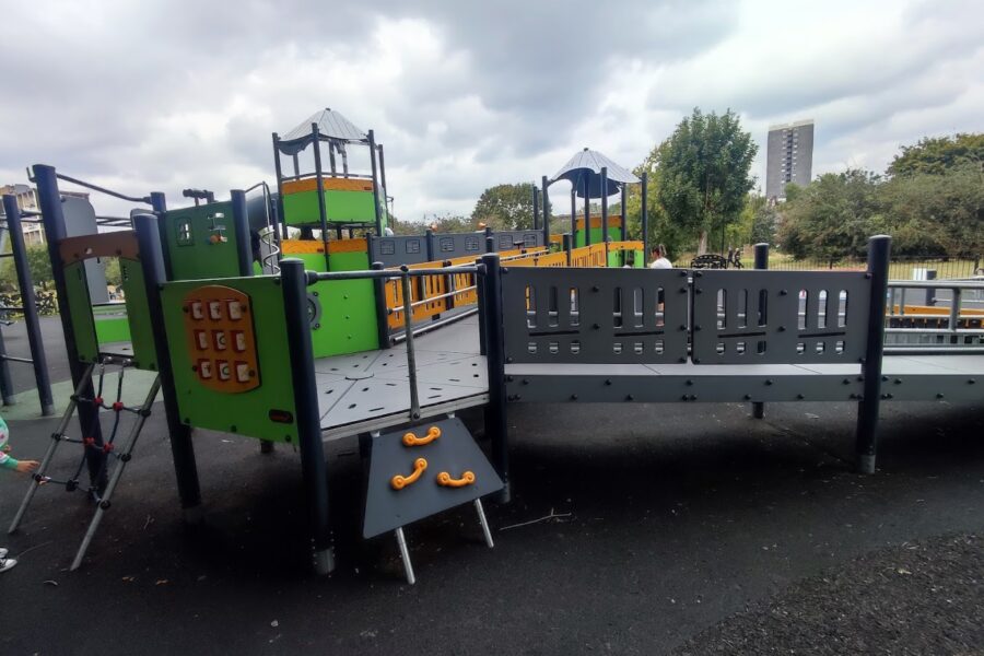 Weavers Fields Playground In Bethnal Green, London