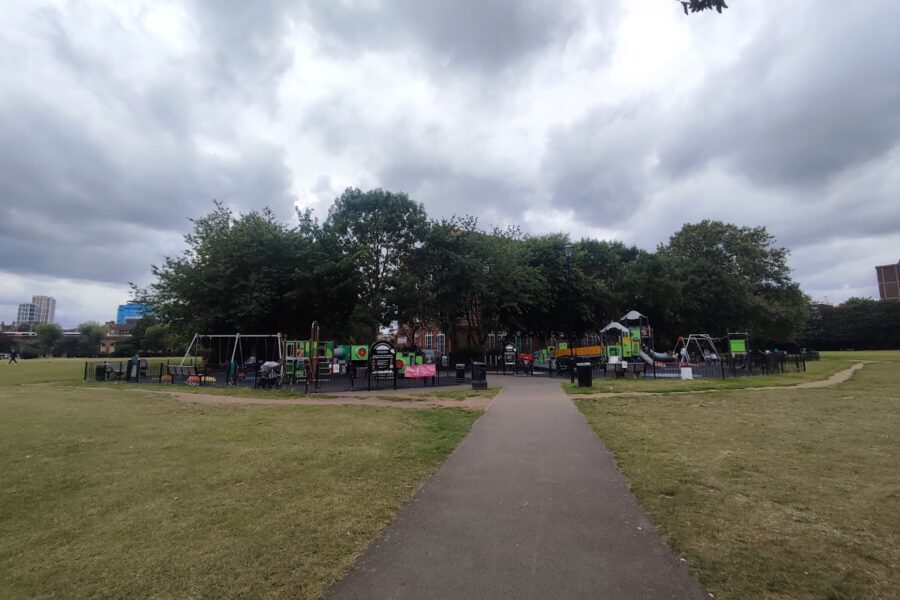 Weavers Fields Playground In Bethnal Green, London