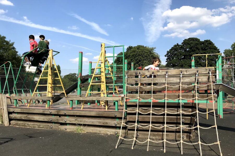 Ruskin Park Playground In Brixton, London