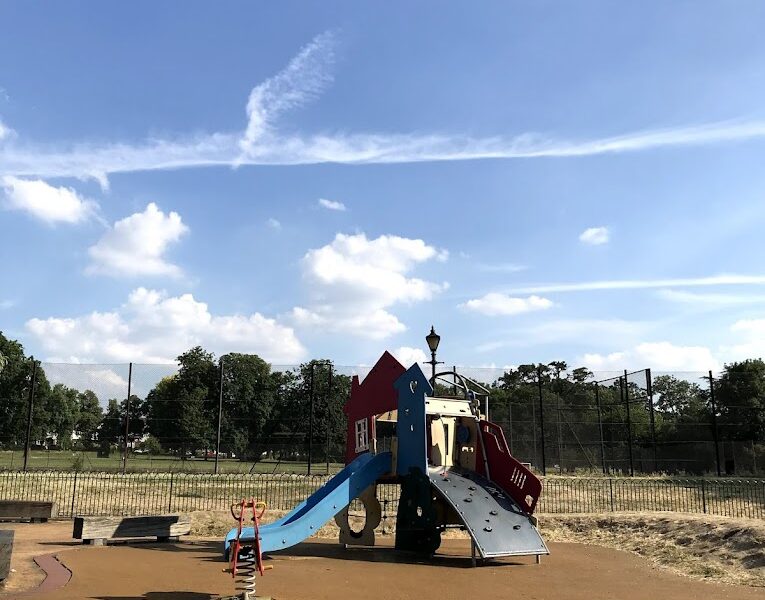 Ruskin Park Playground In Brixton, London