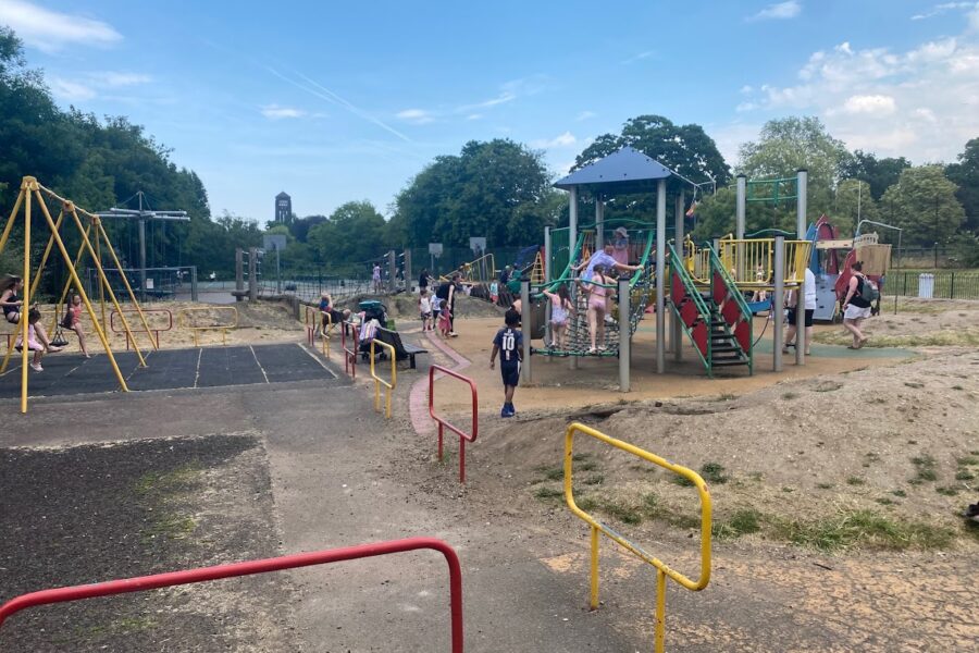 Ruskin Park Playground In Brixton, London