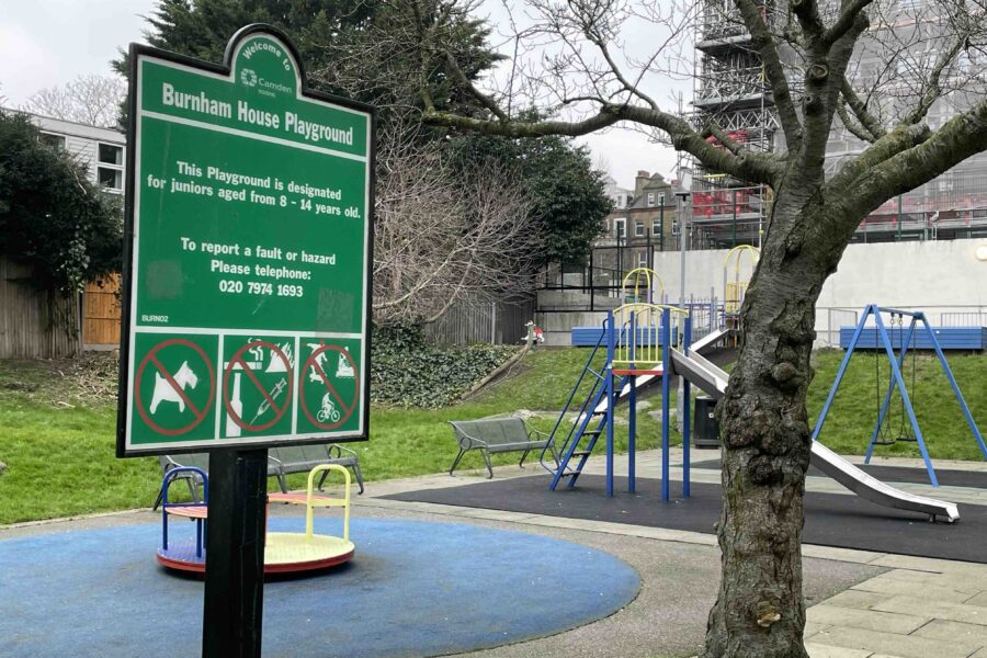 Burnham House Playground In Camden, London