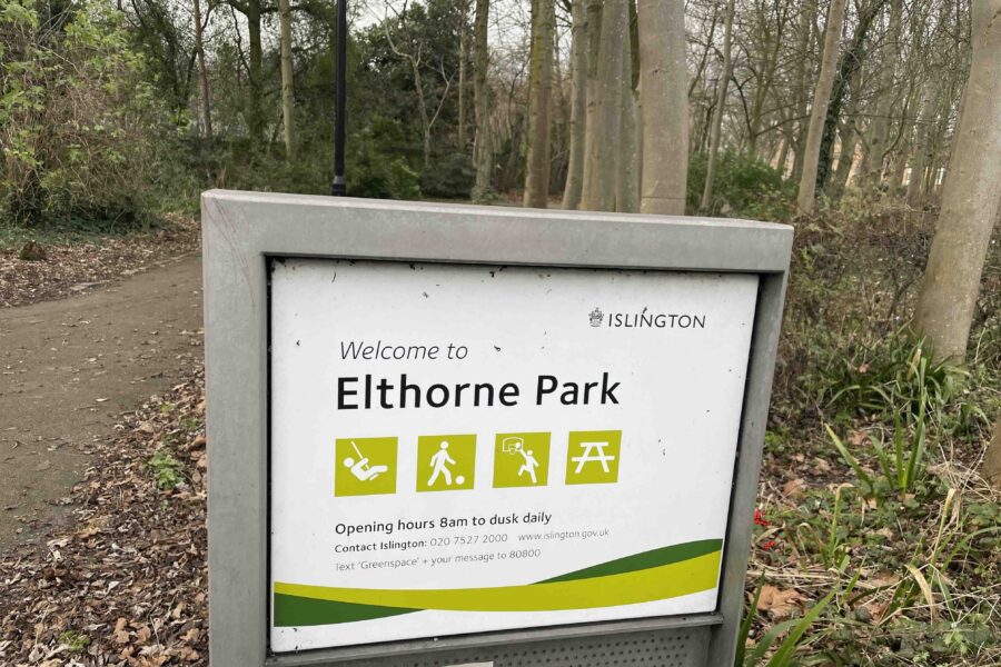 Elthorne Park Playground In Islington, London