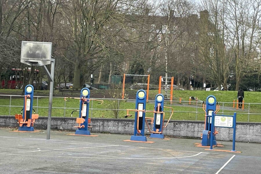 Elthorne Park Playground In Islington, London