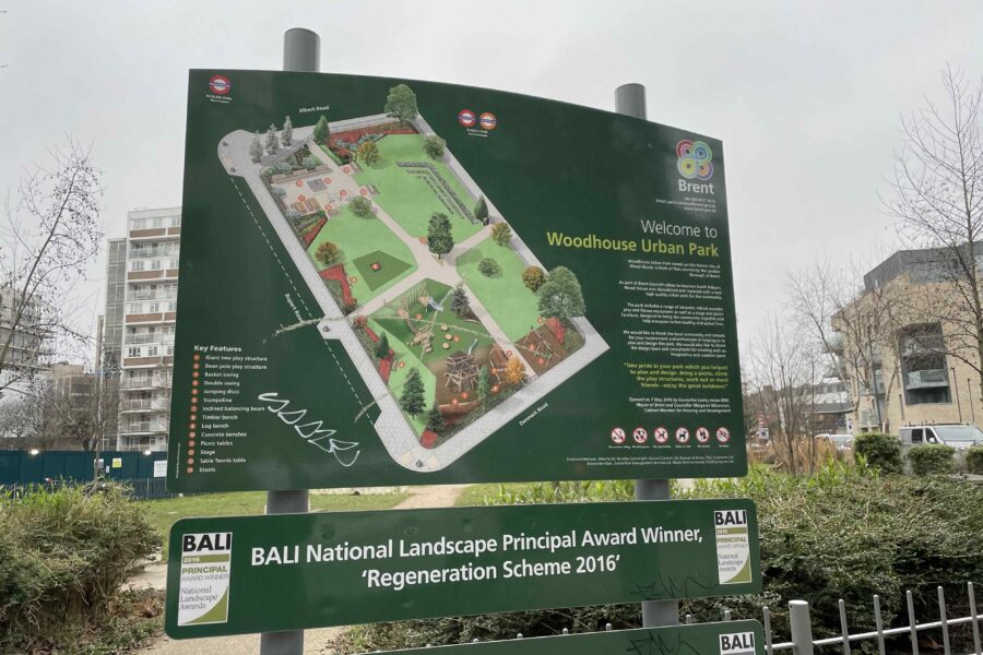 Woodhouse Urban Park, South Kilburn, London